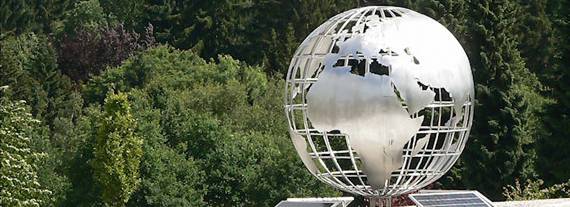 Globus Riesenglobus, Gitterkugel, Weltkugel, Großemetallkugel